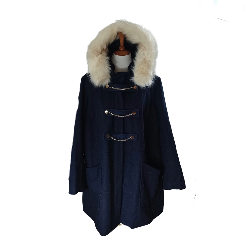 ELLOS PARKA WITH REMOVABLE HOOD SIZE 26